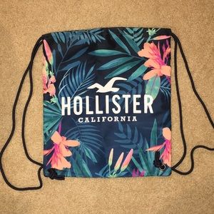 Hollister drawstring bag